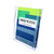 Deflecto Lit Loc Interlocking Magazine Holder, Clear, 11-1/4" x 9 x 1-1/4" (772001)