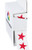 ChromaLabel 3/4 inch Color-Code Star Labels | 1,000/Dispenser Box (Red)