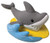 iscream Fizz Creations Make Your Own Mini Surfing Shark Modeling Dough Shaping Kit