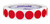 ChromaLabel 3/4 inch Color-Code Dot Labels | 1,000/Roll (Red)