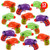 ArtCreativity Two Tone Water Squirters, Pack of 12, Assorted Colors Mini Water Squirt Toy Guns for Swimming Pool, Beach and Outdoor Summer Fun, Cool Birthday Party Favors for Boys and Girls