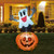 GOOSH 5FT Inflatable Halloween Ghost with The Pumpkin
