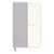 DesignWorks Ink Cloth Covered Halfsies Journal, Grey- Notebook