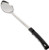 Winco Solid Basting Spoon with Stop Hook and Bakelite Handle, 15-Inch