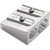 KUM 2-hole Pencil Sharpener Magnesium Alloy Wedge Profile