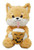 Cuddle Barn BFF Furrever Sippin' Shiba - Bubble Tea Boba Loving Shiba Inu Stuffed Animal Plush Toy, 11"