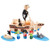Pirate Ship Toy, Wooden Pirates (11 Pieces)