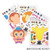 12 Make-a-Zoo Jungle Animal Sticker Sheets New