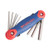WORKPRO Folding Hex Key Set (SAE), Chrome-Vanadium Steel, Hardened and Tempered, (9 Piece Set) (W022005)