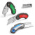 WORKPRO Folding Utility Knife Set Quick Change Blade, Back-Lock Mechanism 3-Piece with 10-Piece Extra Blades