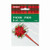 Poinsettia Plaid Christmas Toothpicks, 8ct