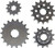 JT Sprockets JTF1180.17 17T Steel Front Sprocket