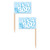 Beistle 60320 It's A Boy! Picks, 2.5", Light Blue/White, 50 Picks In Package