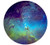 Galaxy Nebula Space Starry Star Sky Night Round Non-Slip Rubber Mousepad Gaming Mouse Pad