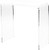 Plymor Clear Acrylic Vertical Rectangular Display Riser, 12" H x 12" W x 6" D (3/8" Thick)