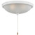 Fanimation LK114WWH Transitional 14`` Low Profile Bowl Light Kit Collection in White Finish, 0