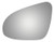 Burco 4469 Flat Driver Side Replacement Mirror Glass for 12-16 Toyota Prius C (2012, 2013, 2014, 2015, 2016)