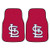 MLB - St. Louis Cardinals (STL) Carpet Car Mat Set - 2 Pieces