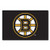 FANMATS 10491 NHL Boston Bruins Nylon Face Starter Rug,Black,19"x30"