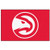 FANMATS NBA Atlanta Hawks Nylon Face Starter Rug,Team Color,19"x30"
