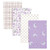Trend Lab Llamas and Unicorns 4 Pack Flannel Blankets