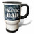 3dRose Navy Dad Blue Camouflage Travel Mug, 14-Ounce, Stainless Steel