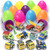 Prextex Toy Filled Easter Eggs Filled with Pull-Back Construction Vehicles