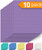 Swedish Dishcloth Cellulose Sponge Cloths - Bulk 10 Pack of Eco-Friendly No Odor Reusable Cleaning Cloths for Kitchen - Absorbent Dish Cloth Hand Towel (10 Dishcloths - Purple)