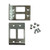 Cisco 2801 Compatible 19 Rack Mount Kit (ACS-2801-RM-19)