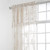 Stylemaster Home Products Carly Lace Panel with Attached Valance, 56" X 63", Linen