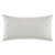 Nautica | Saybrook Collection | 100% Cotton Striped Bolster Decorative Button Accent Throw Pillow/Sham, Zipper Closure, Easy Care Machine Washable, 14" x 26", Beige