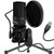 IUKUS USB Microphone, PC Microphone USB Condenser Recording Gaming Mic with Stand & Filter for iMac PC Laptop Desktop Windows Computer