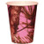 Pink Camo Party Cups (Hot/Cold, 12 oz., Paper, 8 Pack) Pink Camo Party Collection by Havercamp
