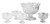 Godinger Dublin 5-Piece Crystal Dessert Set