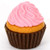 Iwako Pink Cupcake Eraser From Japan By