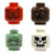 LEGO Minifigures Monster Heads 4 Pack - Demon, Werewolf, Frankenstein/Troll, Evil Skeleton
