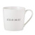 SB Design Studio Sips Bone China Cafe Mug/Coffee Cup, 14-Ounce, Better Late