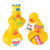 Fun Express 100Th Day Rubber Duckies - 12 Pieces - Educational and Learning Activities for Kids