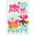 Amscan Postcard Invitations | Num Noms Collection | Party Accessory