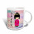 3dRose Geisha Faith Hope Love Ceramic Mug, 15-Ounce