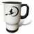 3dRose Wicked Witch on a Broom Stainless Steel Travel Mug, 14-Ounce