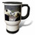 3dRose Happy Halloween Travel Mug, 14-Ounce, Stainless Steel