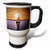 3dRose Sail Boat Sunset Stainless Steel Travel Mug, 14-Ounce