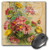 3dRose LLC 8 x 8 x 0.25 Inches Vintage Flowers Postcard Digital Art Mouse Pad (mp_11414_1)