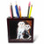 3dRose ph_3210_1 Barn Owls-Tile Pen Holder, 5-Inch