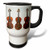 3dRose"Horse Breeds"Travel Mug, 14 oz, Multicolor