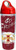 Tervis Iowa State Cyclones College Statement Insulated Tumbler with Wrap and Red with Gray Lid, 24oz Water Bottle, Clear