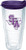 Tervis SFA Lumberjacks Logo Insulated Tumbler with Emblem and Royal Purple Lid, 24oz, Clear