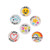 Fun Express Be You Erasers - 24 Pieces - Educational and Learning Activities for Kids