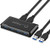 TOMLOV USB 3.0 KVM Switch Selector 2 Computers Sharing 4 USB Devices for Mouse, Keyboard, Scanner, Printer, One-Button Swapping